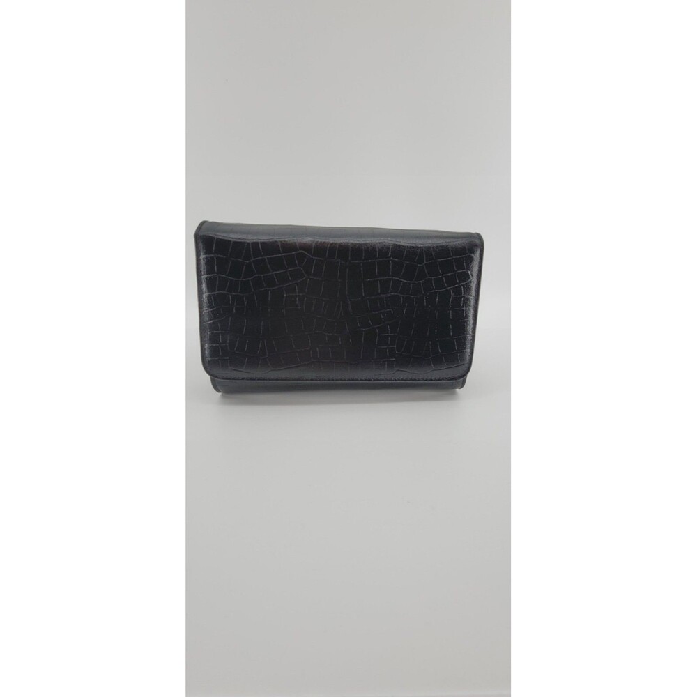 Womens Flip-Out Leather Wallet /Clutch DePalma Enterprises NWT‎